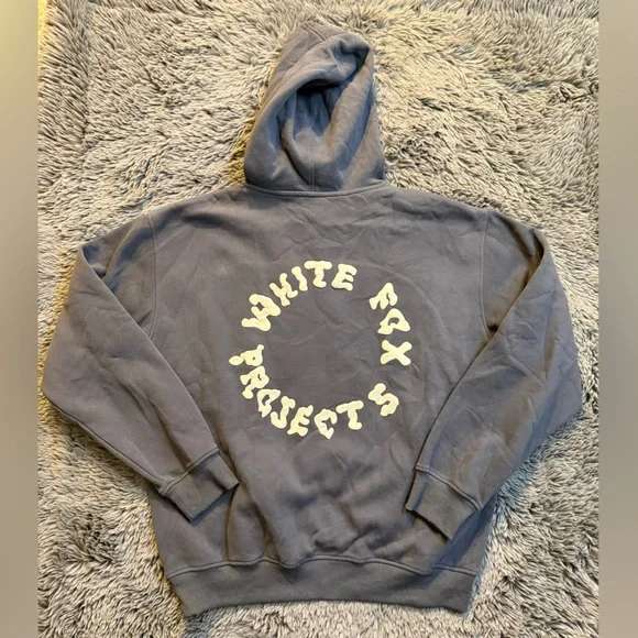 White Fox Project 5 Oversized Hoodie Size L/XL - Picture 1 of 8